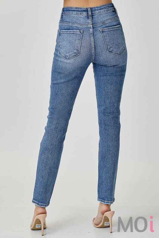 Risen Mid Rise Relaxed Skinny Jean