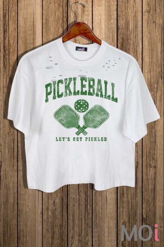 Pickleball Crop Tee