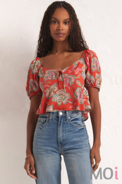 Z Supply Renelle Tango Floral Top