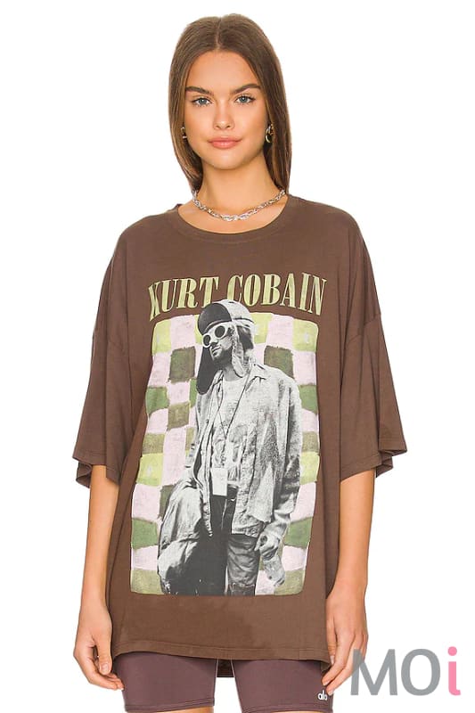 Kurt Cobain Checker Tee