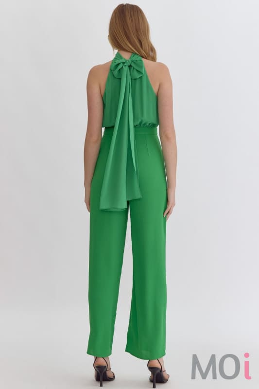 Wide Leg Jumpsuit Green