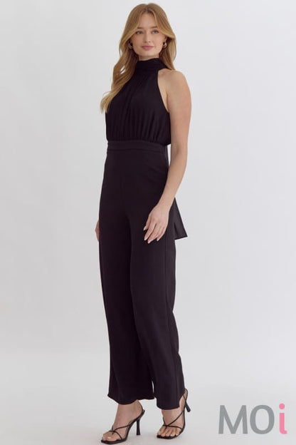 Wide Leg Jumpsuit Black