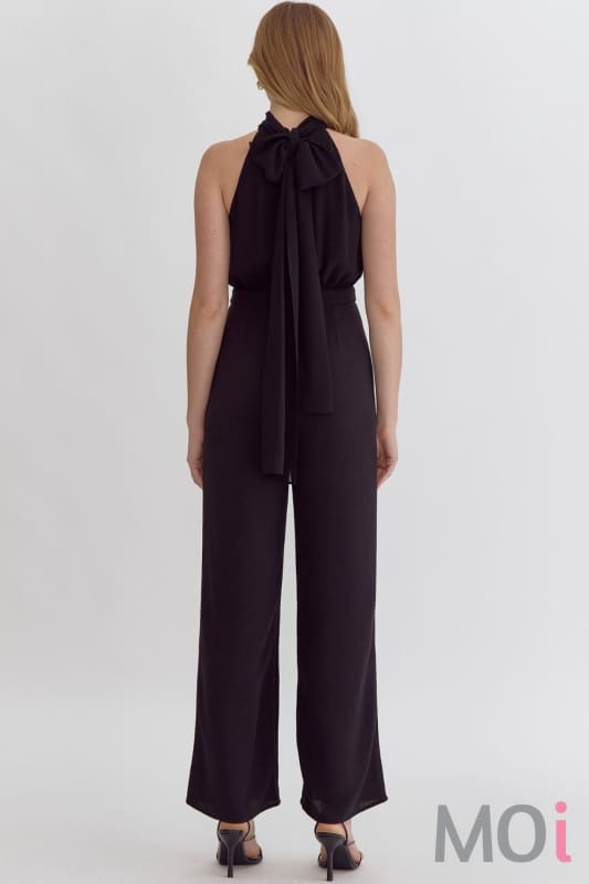 Wide Leg Jumpsuit Black