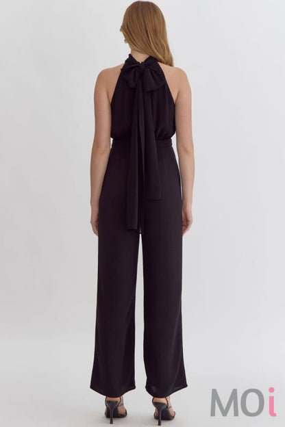 Wide Leg Jumpsuit Black