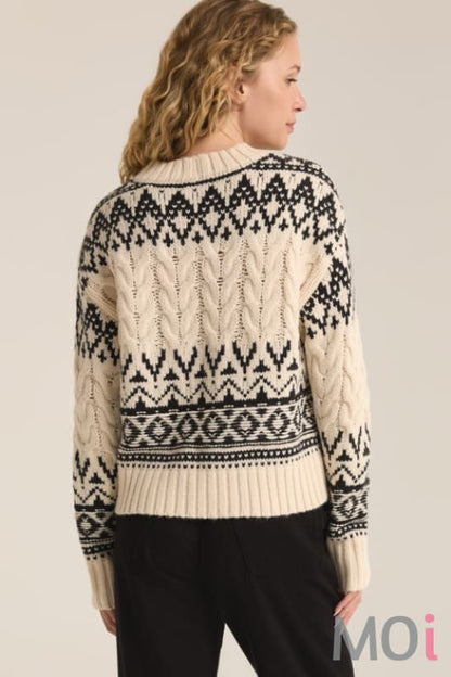 Z Supply Garland Fairisle Sweater