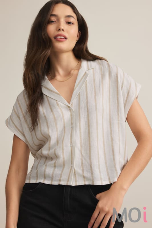 Z Supply Parallel Button Down Top