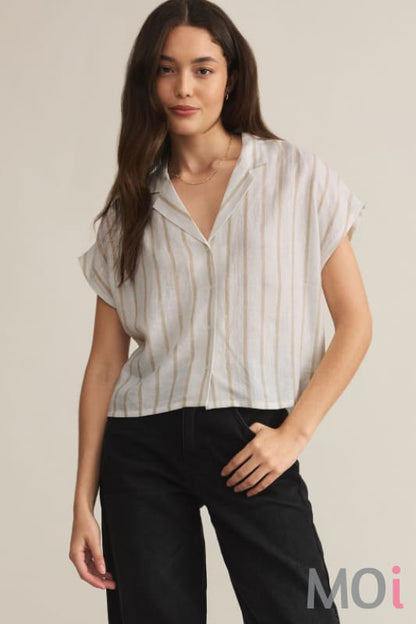 Z Supply Parallel Button Down Top