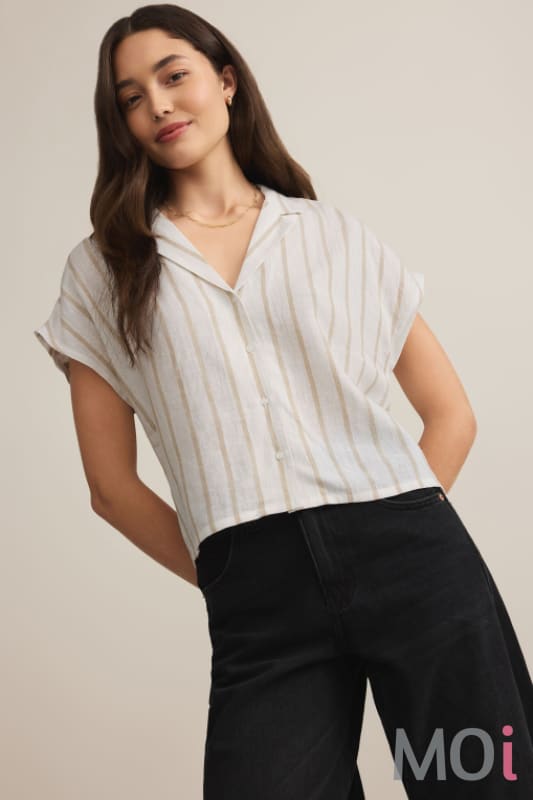 Z Supply Parallel Button Down Top