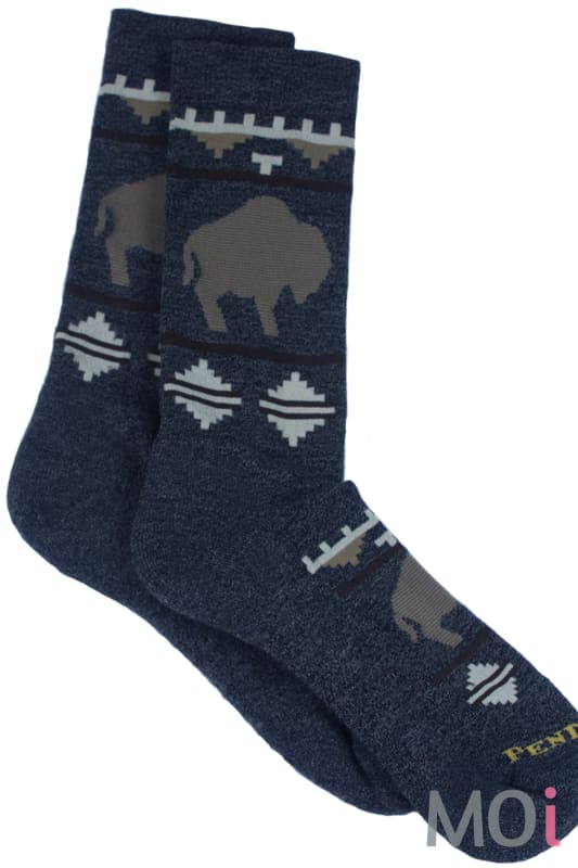 Pendleton Roaming Bison Crew Sock