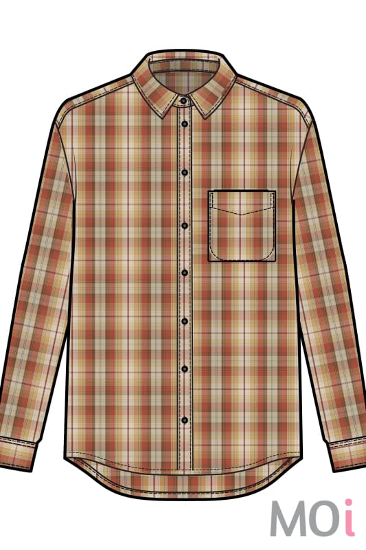 Pendleton Boyfriend Flannel Gold/Brick