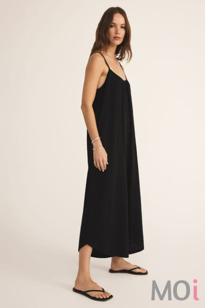 Z Supply Textured Flared Jumpsuit