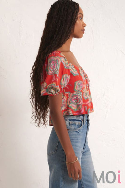 Z Supply Renelle Tango Floral Top